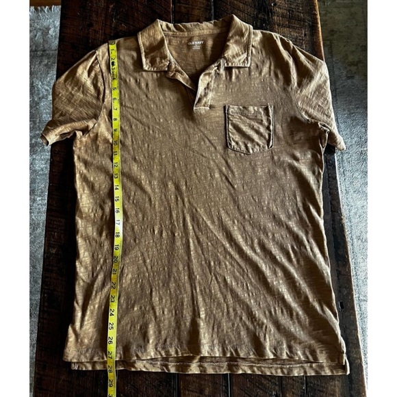 Old Navy Mens Salmon colored collared shirt size Medium - Picture 5 of 9